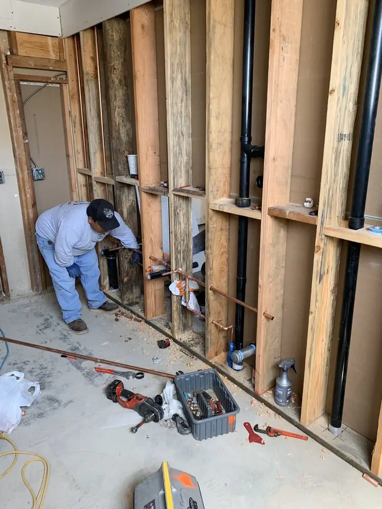 Commercial rough-in plumbing for Water Heater Replacement in Whig Hill